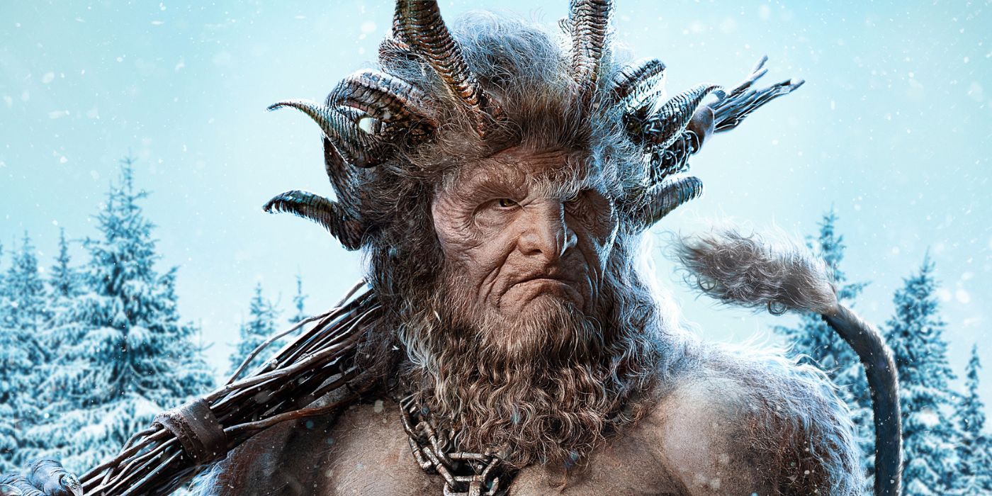 Kristofer Hivju interpreta a Krampus en el póster del personaje de Red One.