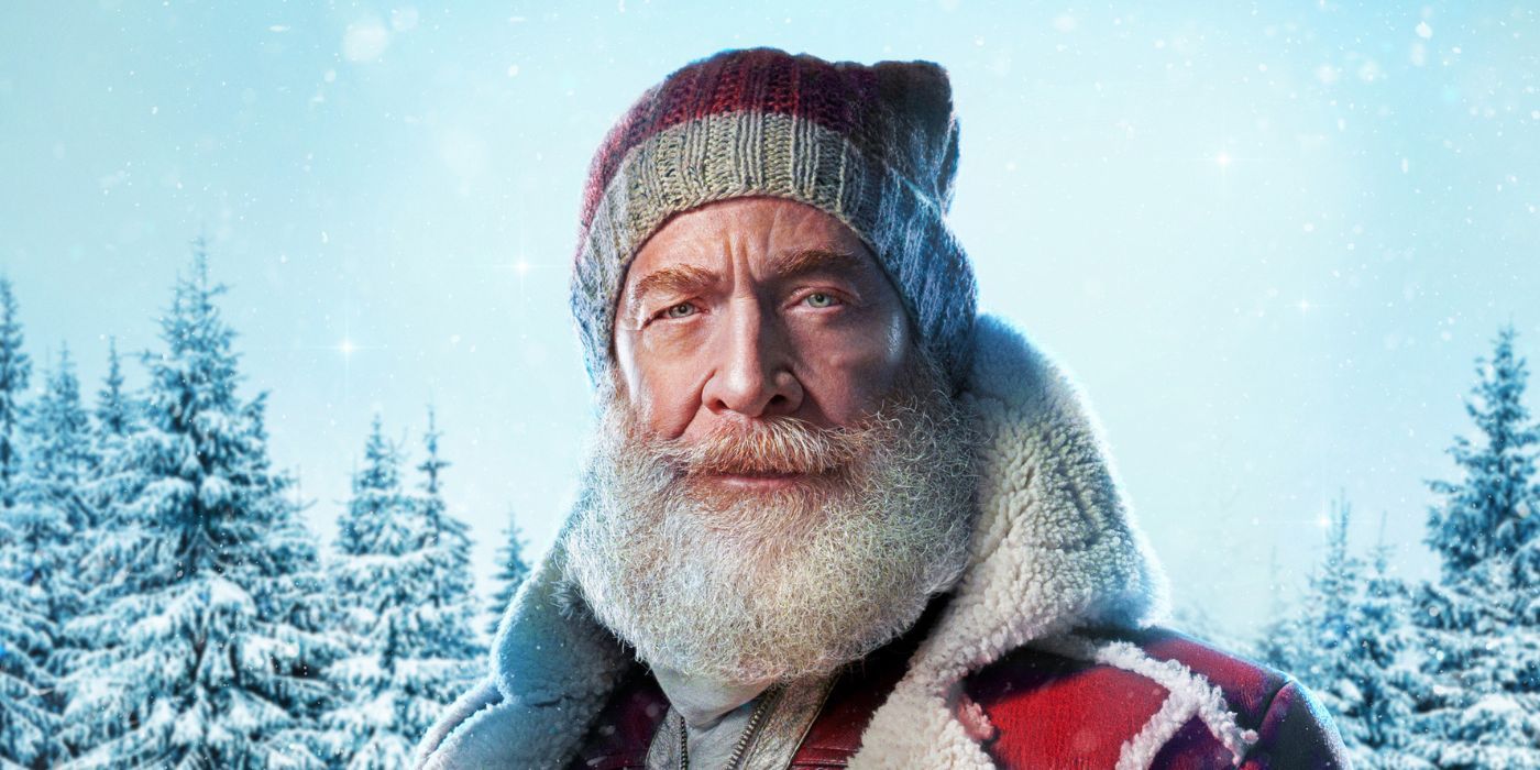 JK Simmons interpreta a Papá Noel en el cartel de Red One.