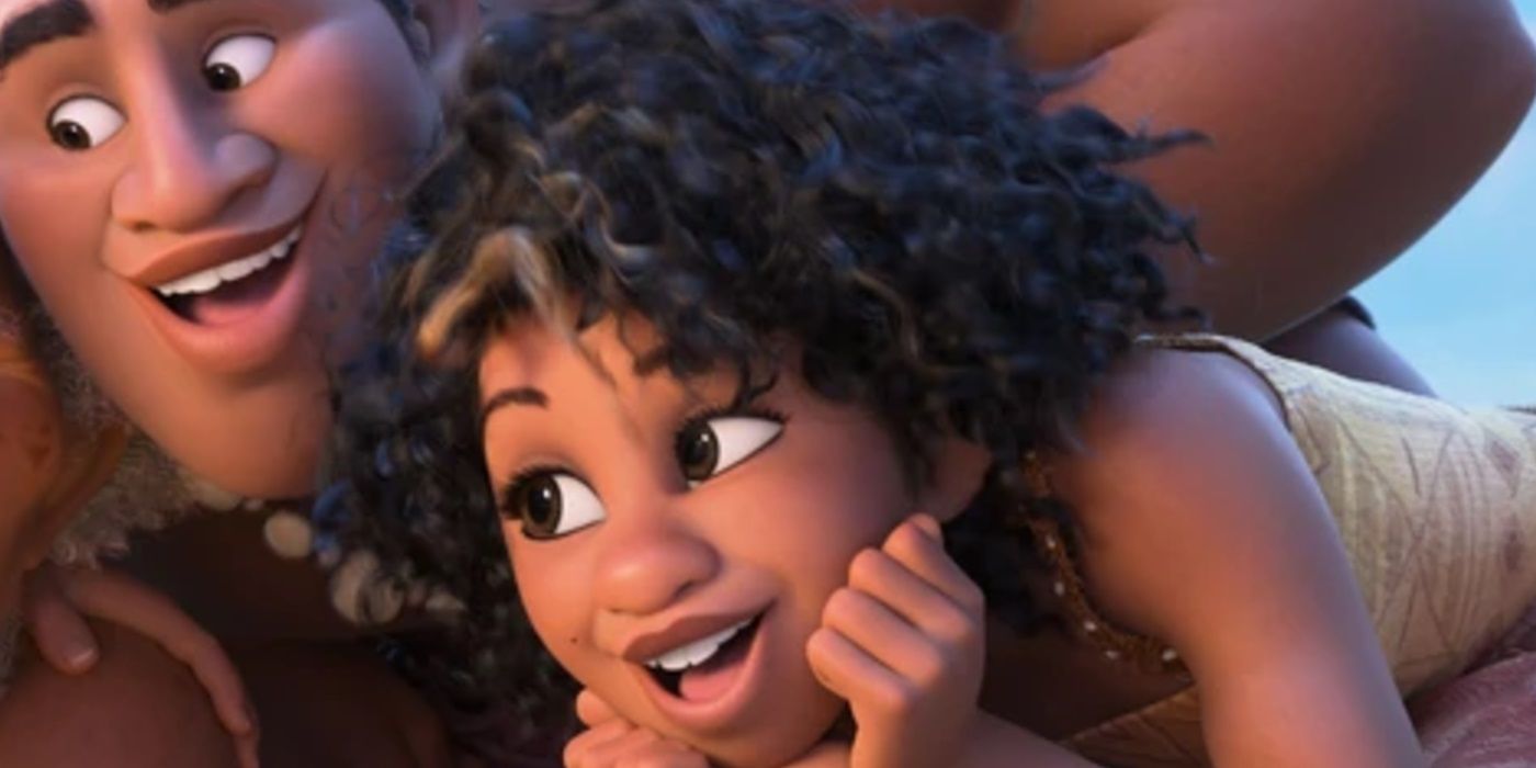 Rose Matafeo, smiling, as Loto in Moana 2