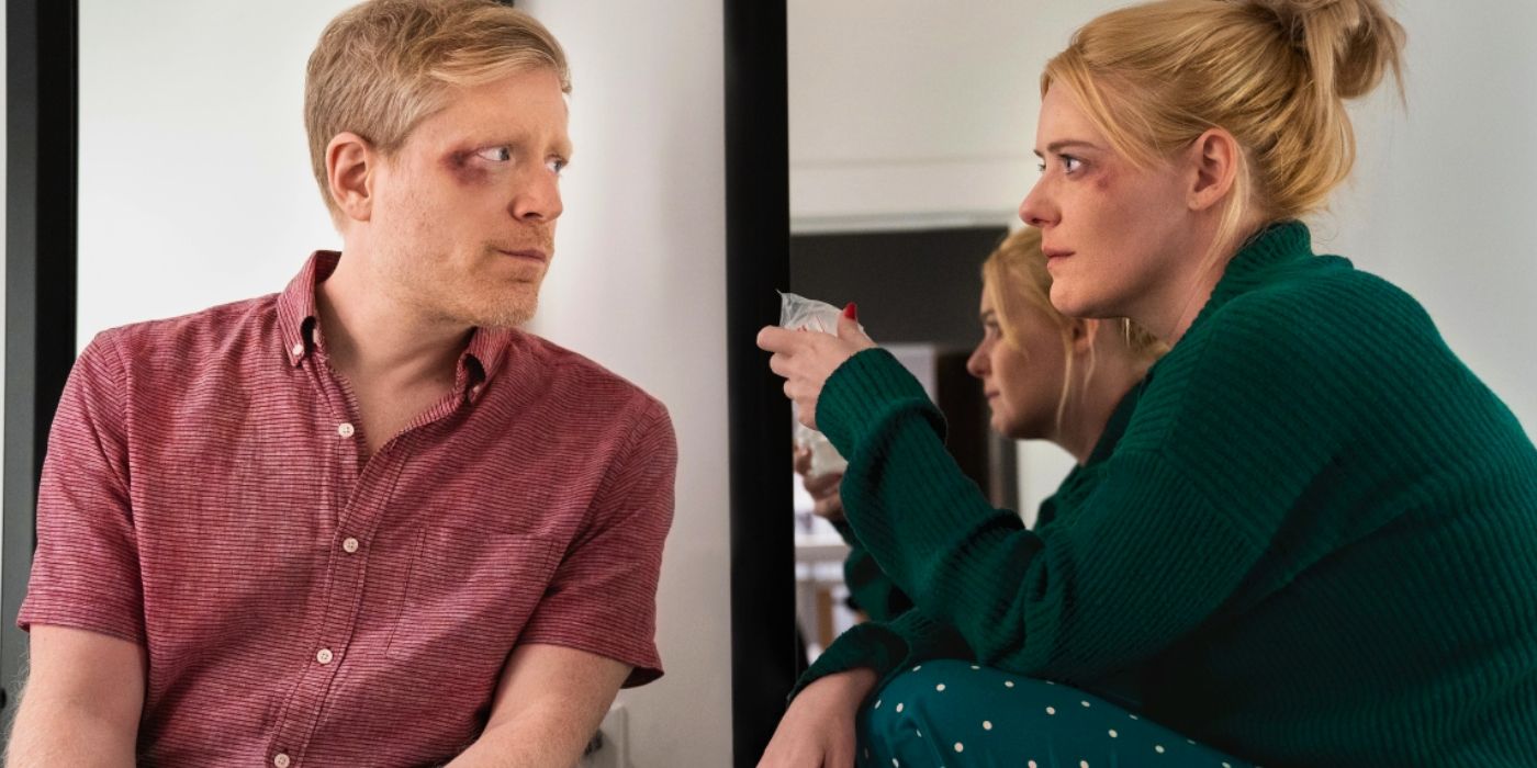 Vivian Kerr and Anthony Rapp in Scrap 