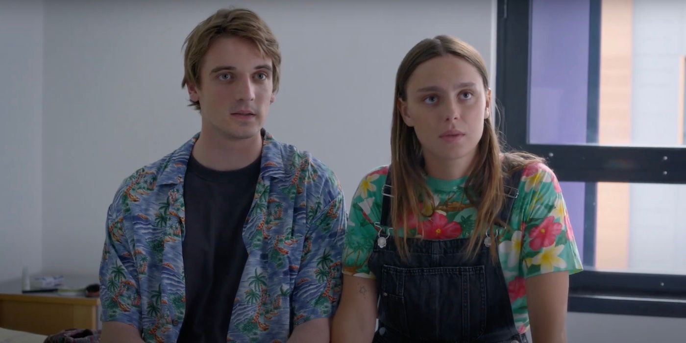 Angélina Woreth as Rose and Édouard Sulpice as Junior in This Life of Mine