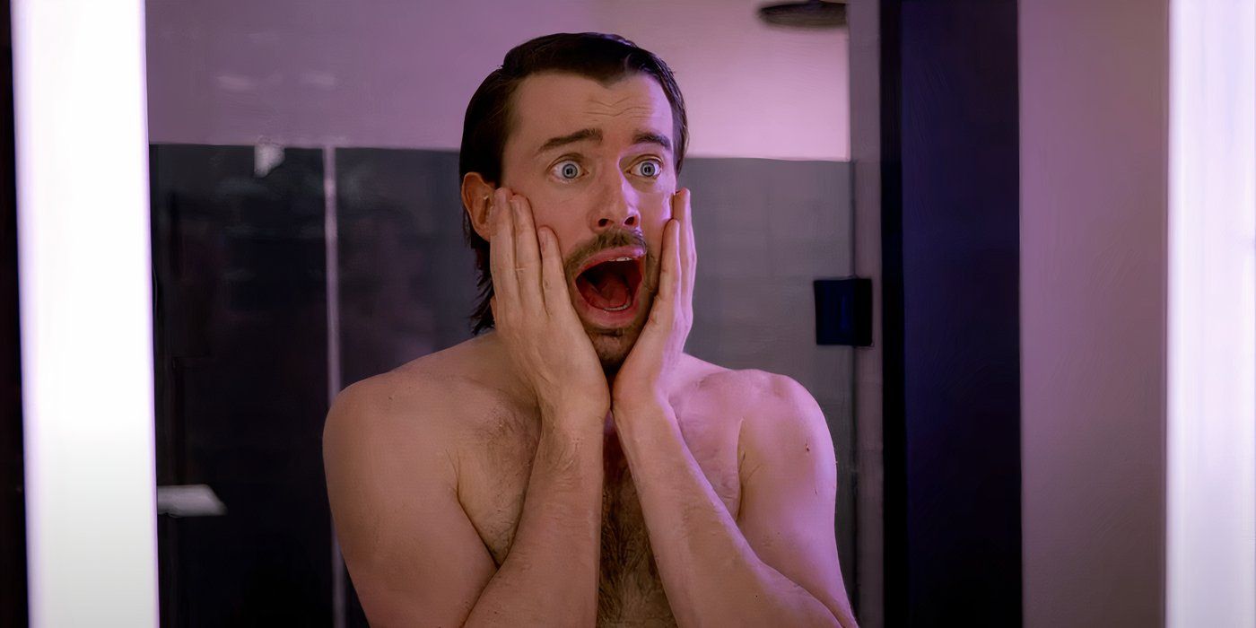 Jack Whitehall screaming in 'Jack in Time for Christmas'