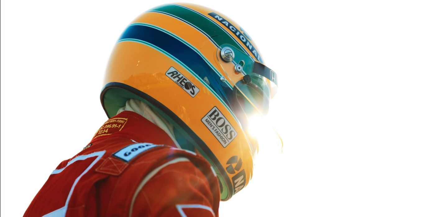 Gabriel Leone wearing a racing helmet