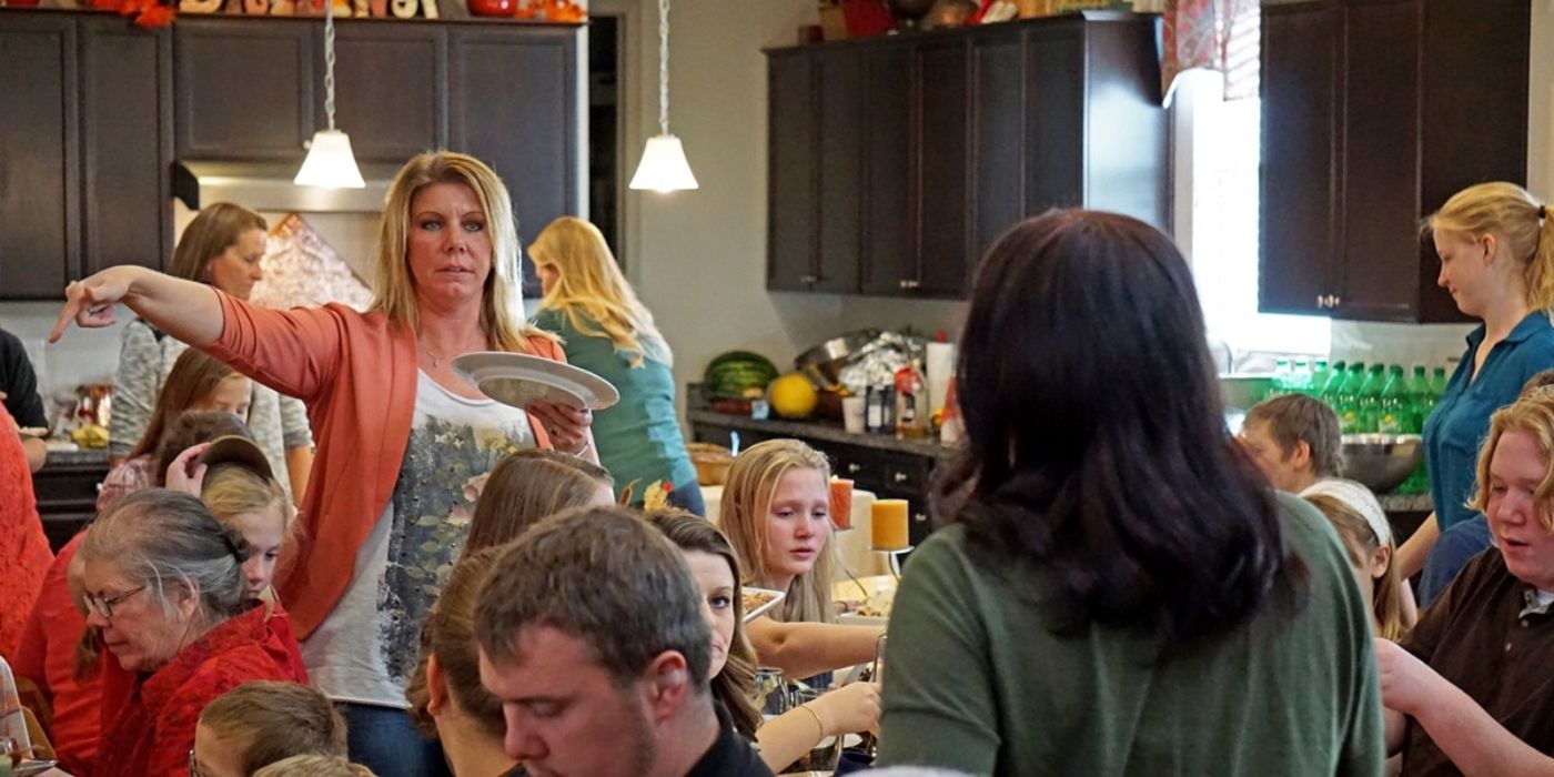An argument during Thanksgiving on &lsquo;Sister Wives.'