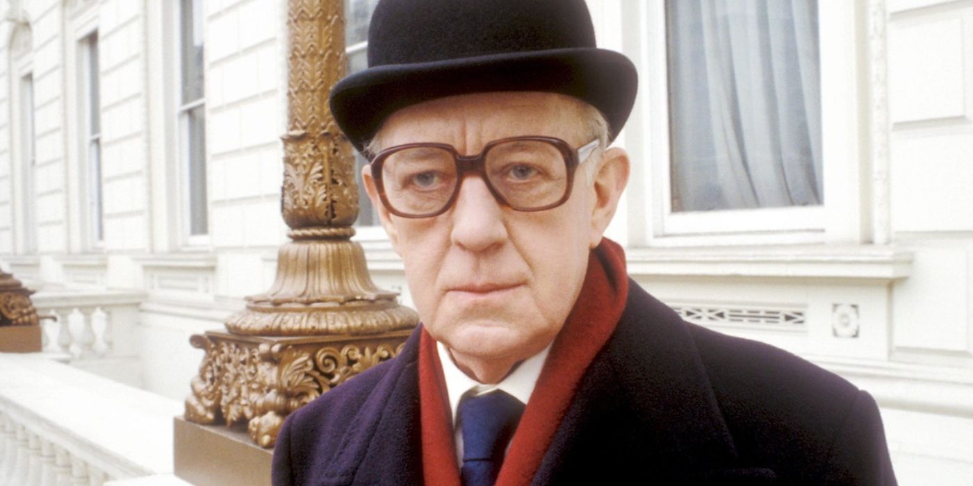 Alec Guinness as George Smiley in &lsquo;Smiley&rsquo;s People&rsquo;