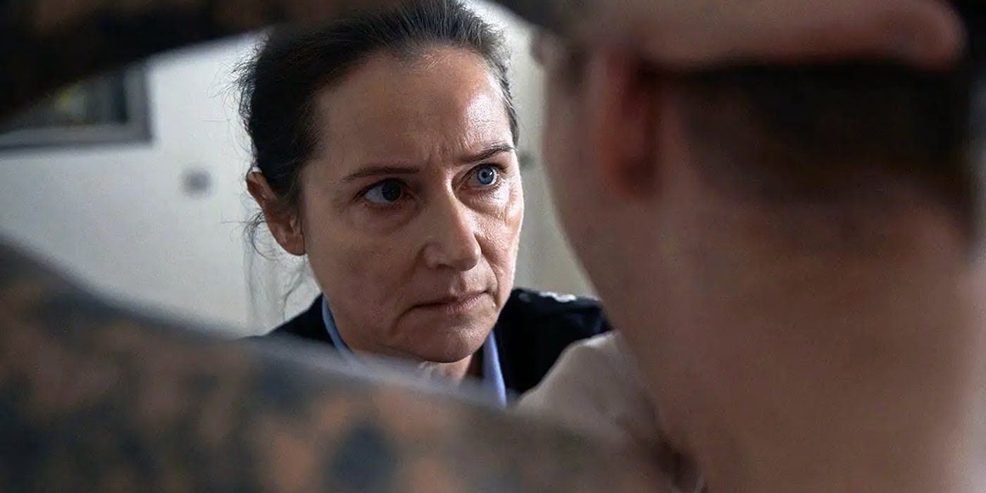 Sidse Babett Knudsen as Eva Hansen in Sons 2024
