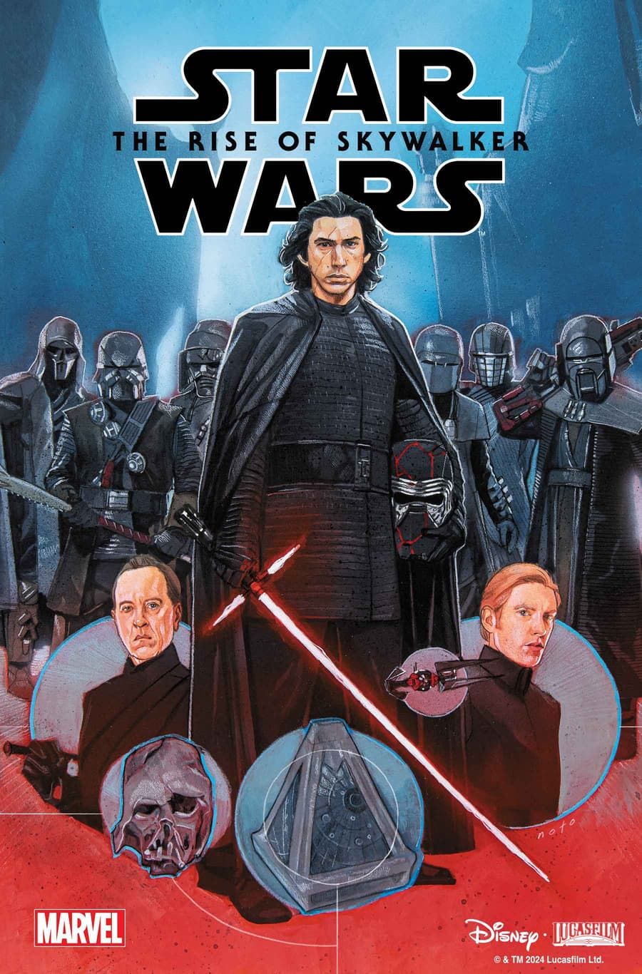 Kylo Ren and the First Order in Marvel's 'Star Wars: The Rise of Skywalker Comic'