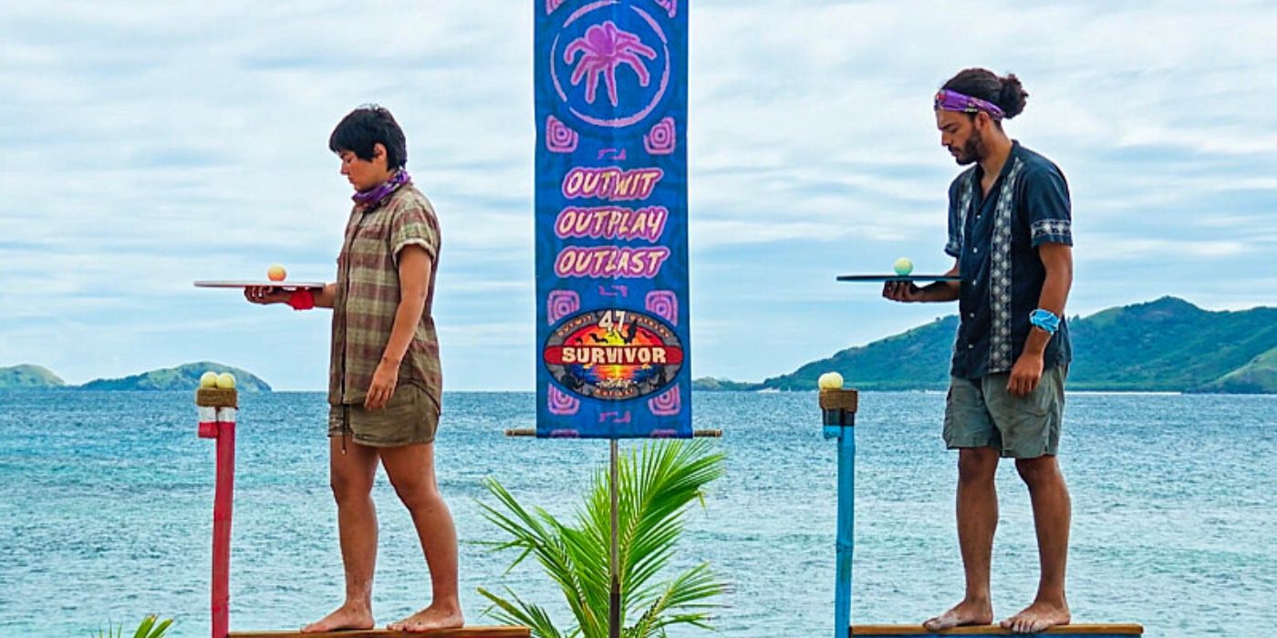Teeny and Gabe compete for Immunity on &lsquo;Survivor 47.'