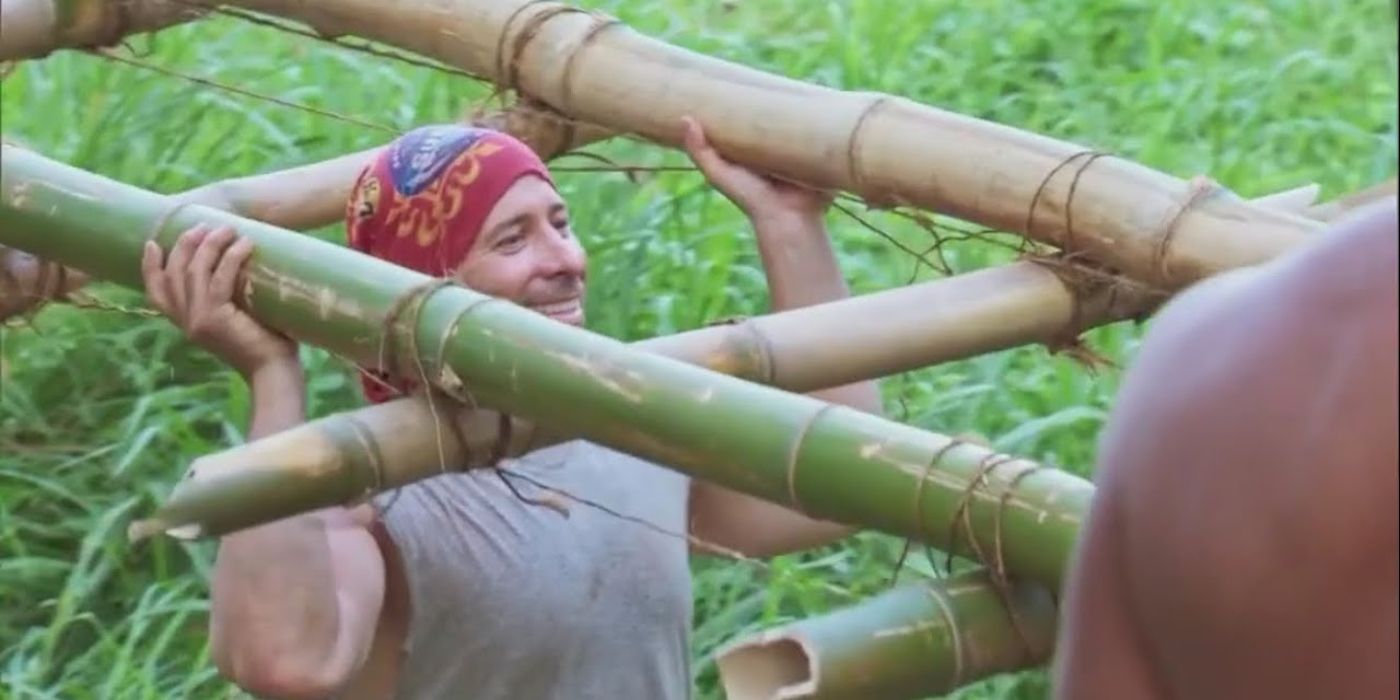Tony Vlachos builds a ladder on &lsquo;Survivor.'