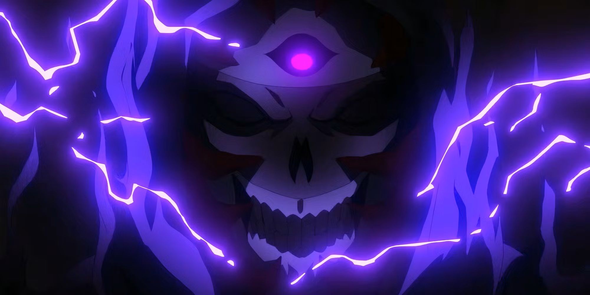 The Whsipered One&rsquo;s face appears in a magical storm