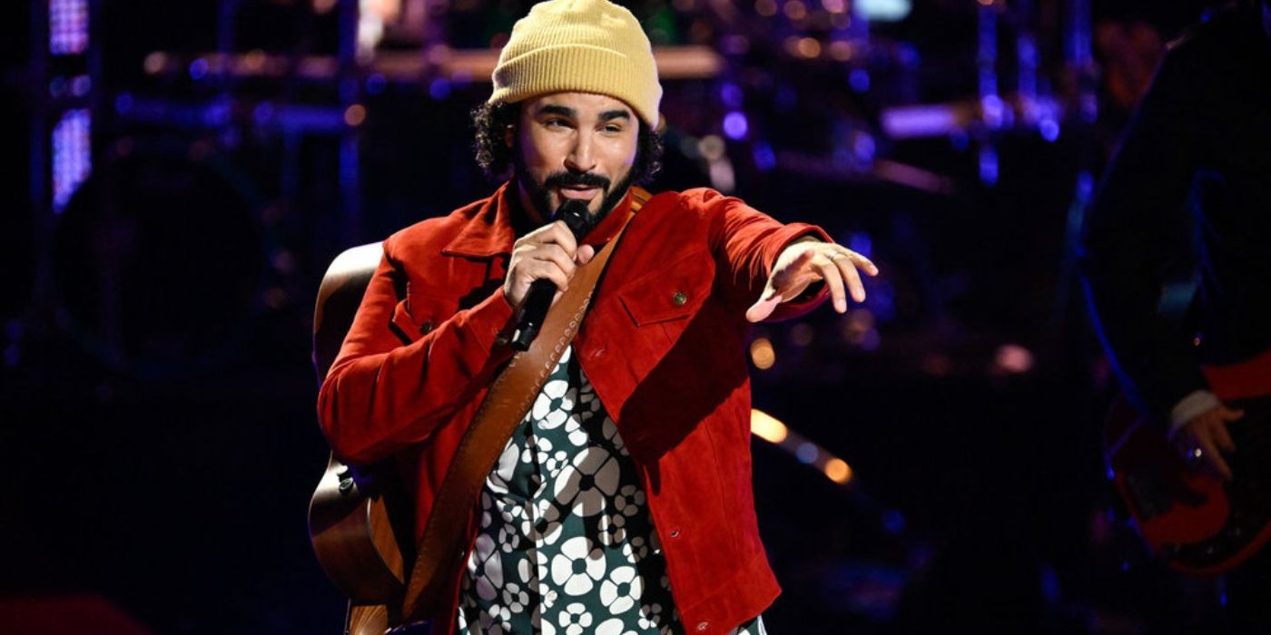 Adam Bohanan performs in the Playoffs on 'The Voice' Season 26.