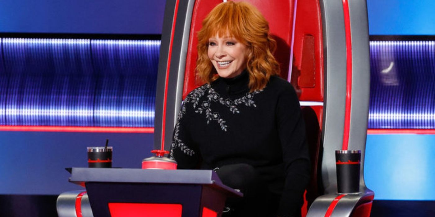 Reba McEntire smiles during 'The Voice' Season 26 Knockouts.