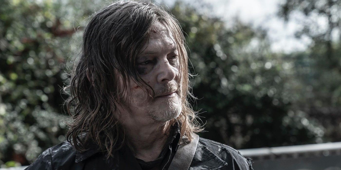 Daryl looking sad in 'The Walking Dead: Daryl Dixon'