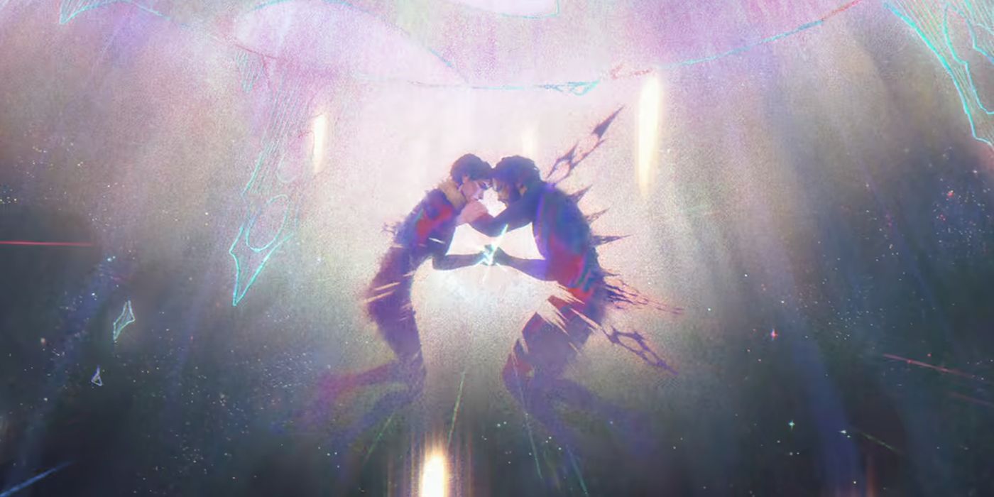Viktor (Harry Lloyd) and Jayce&rsquo;s (Kevin Alejandro) final moments together in the &lsquo;Arcane&rsquo; series finale.
