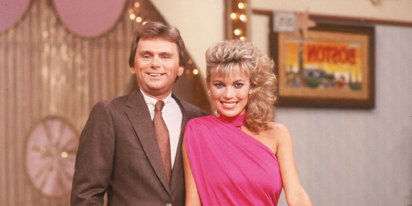 Pat Sajak and Vanna White on 'Wheel of Fortune.'