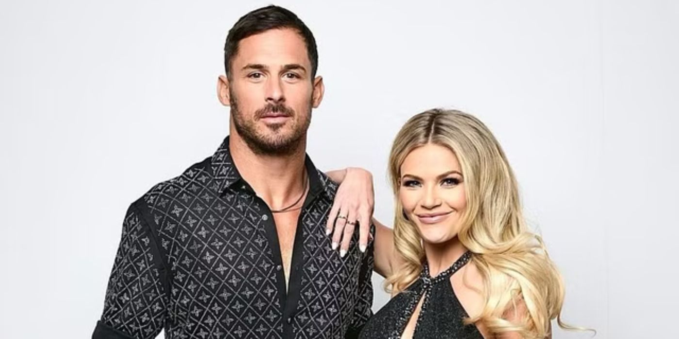 Witney Carson next to her &lsquo;Dancing With the Stars&rsquo; Season 33 partner Danny Amendola.
