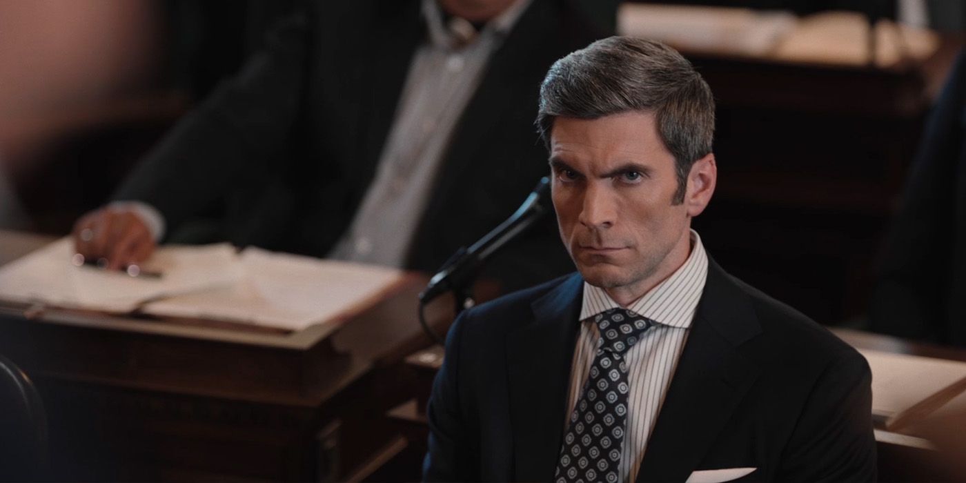 Jamie Dutton (Wes Bentley) sits in the Montana Senate Assembly in the 'Yellowstone' episode 