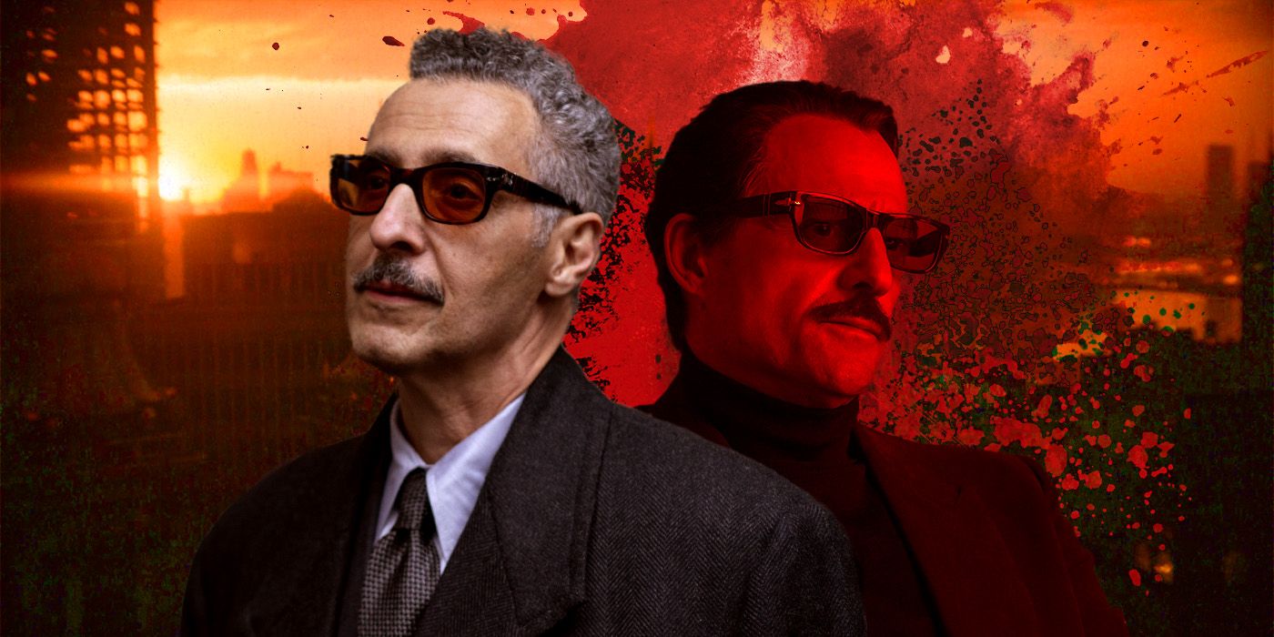 Custom image of Mark Strong and John Turturro as Carmine Falcone in The Penguin and The Batman, respectively