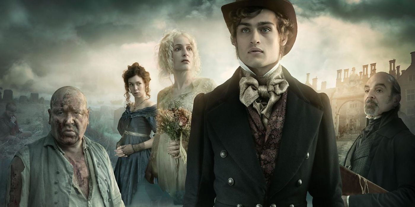 2011's Great Expectations mini series cast including Gillian Anderson and Vanessa Kirby