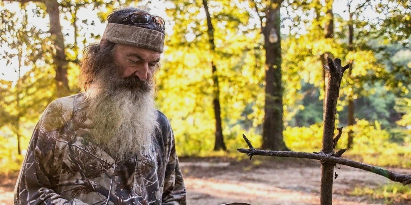 'Duck Dynasty' star Phil Robertson in the woods