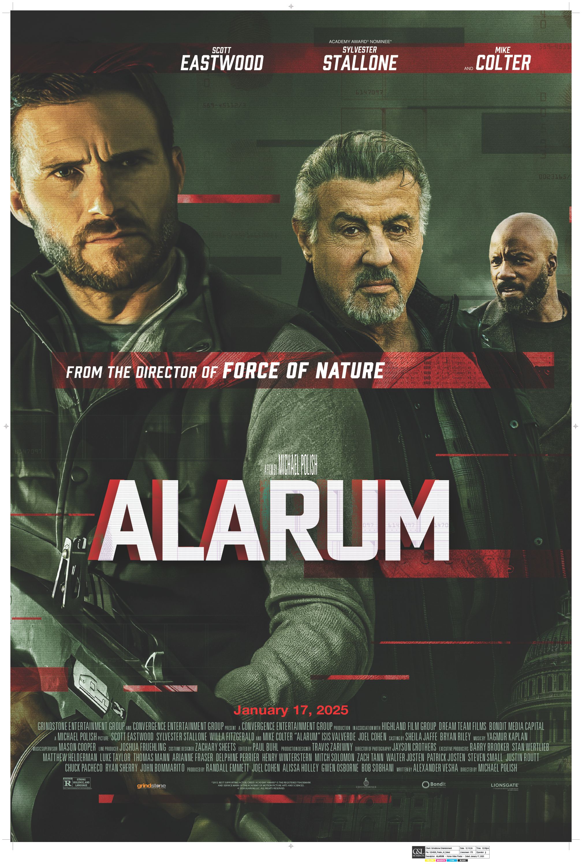 The poster for Alarum 