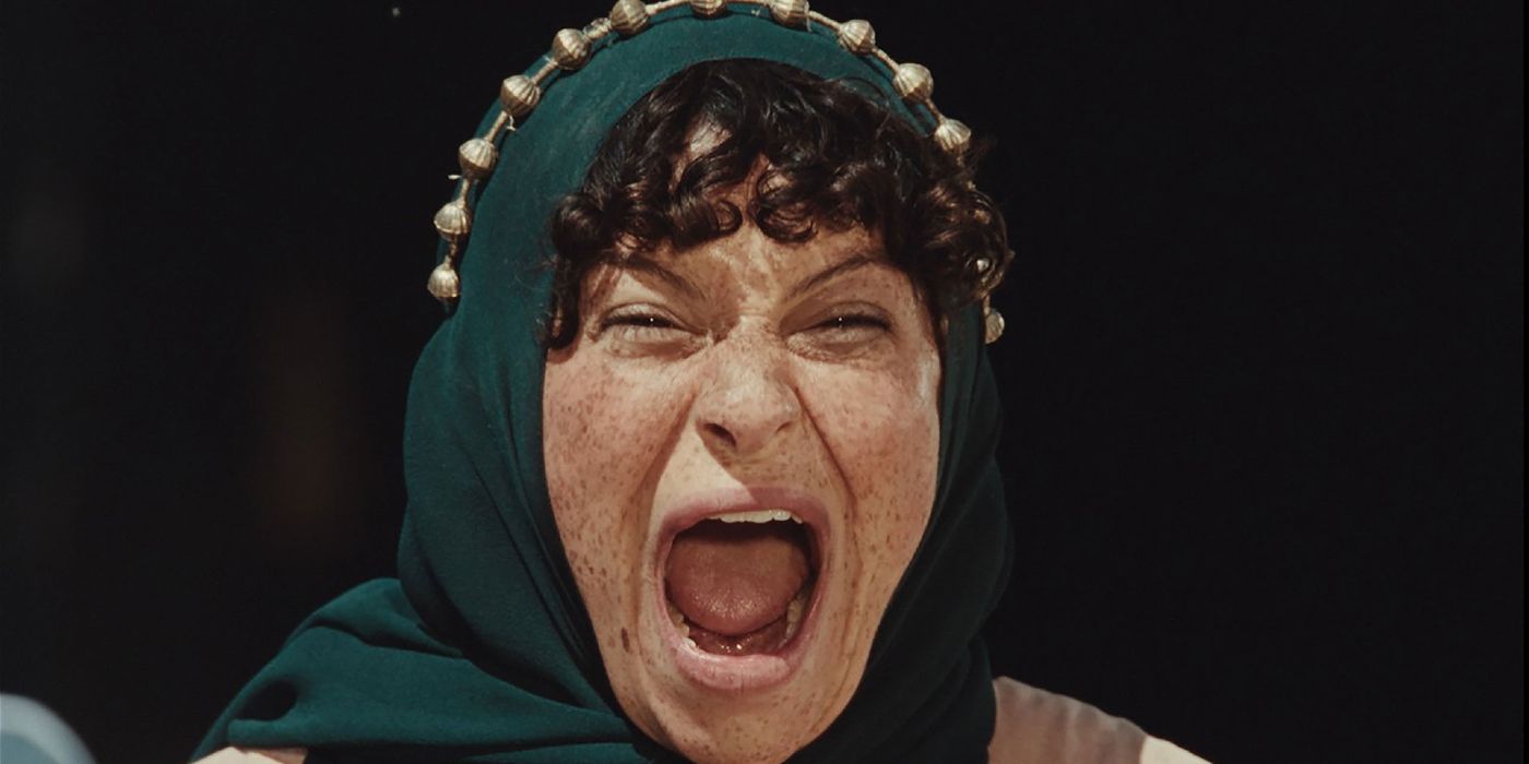 Alia Shawkat screaming in Atropia