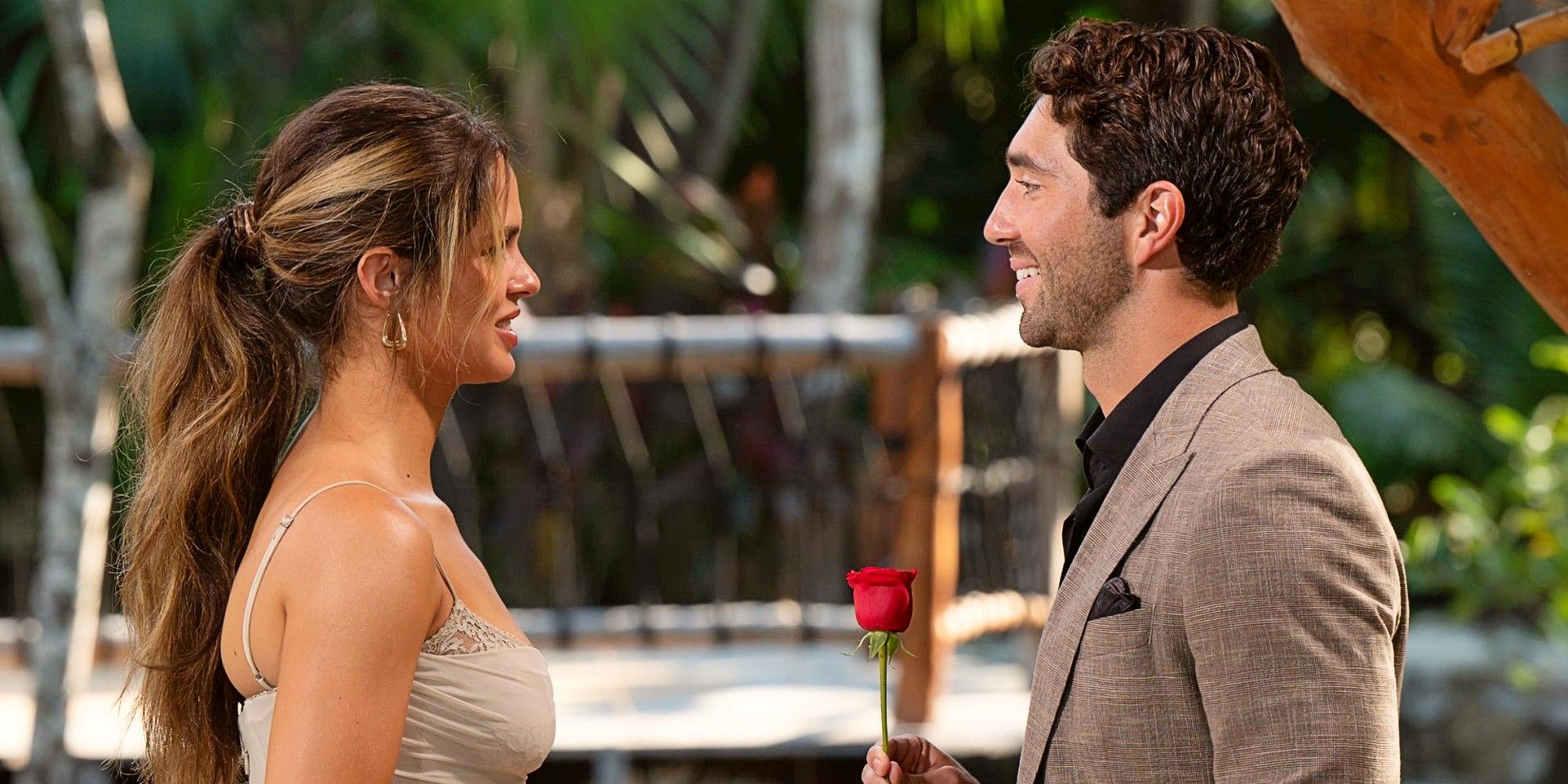Kelsey Anderson and Joey Graziadei in The Bachelor Season 28