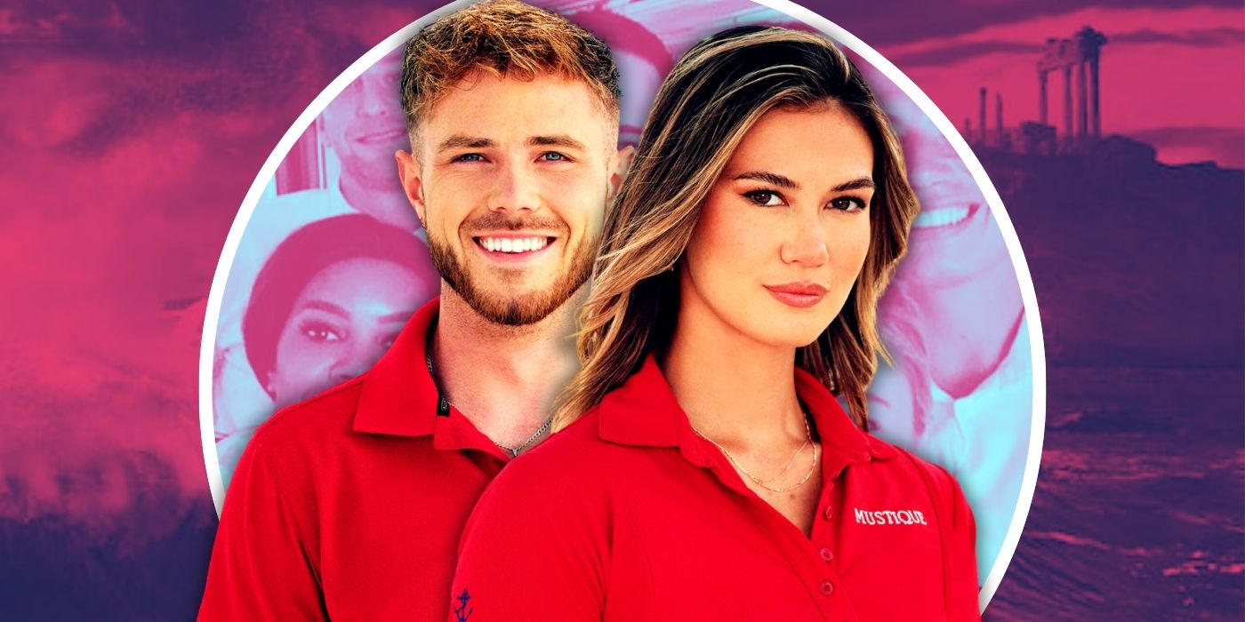 &lsquo;Below Deck Med&rsquo; stars Gael Cameron and Nathan Gallagher in a customised image