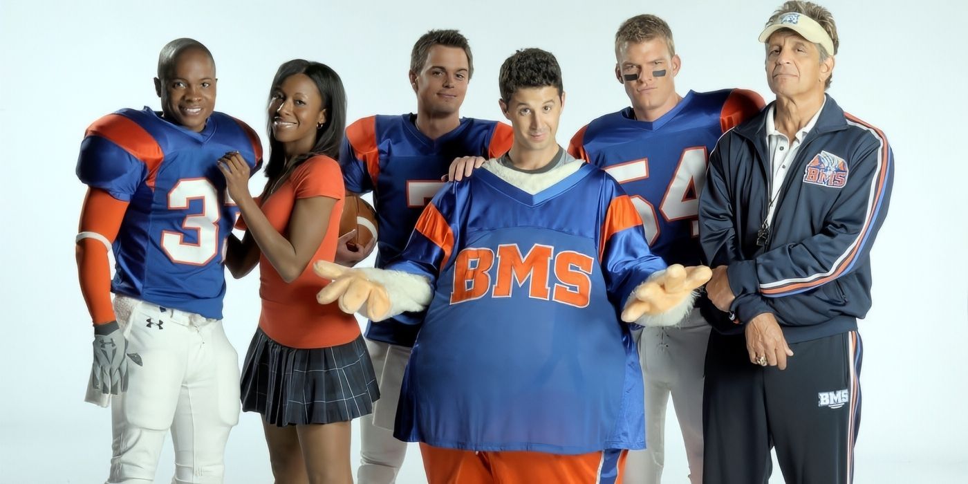 The cast of Blue Mountain State