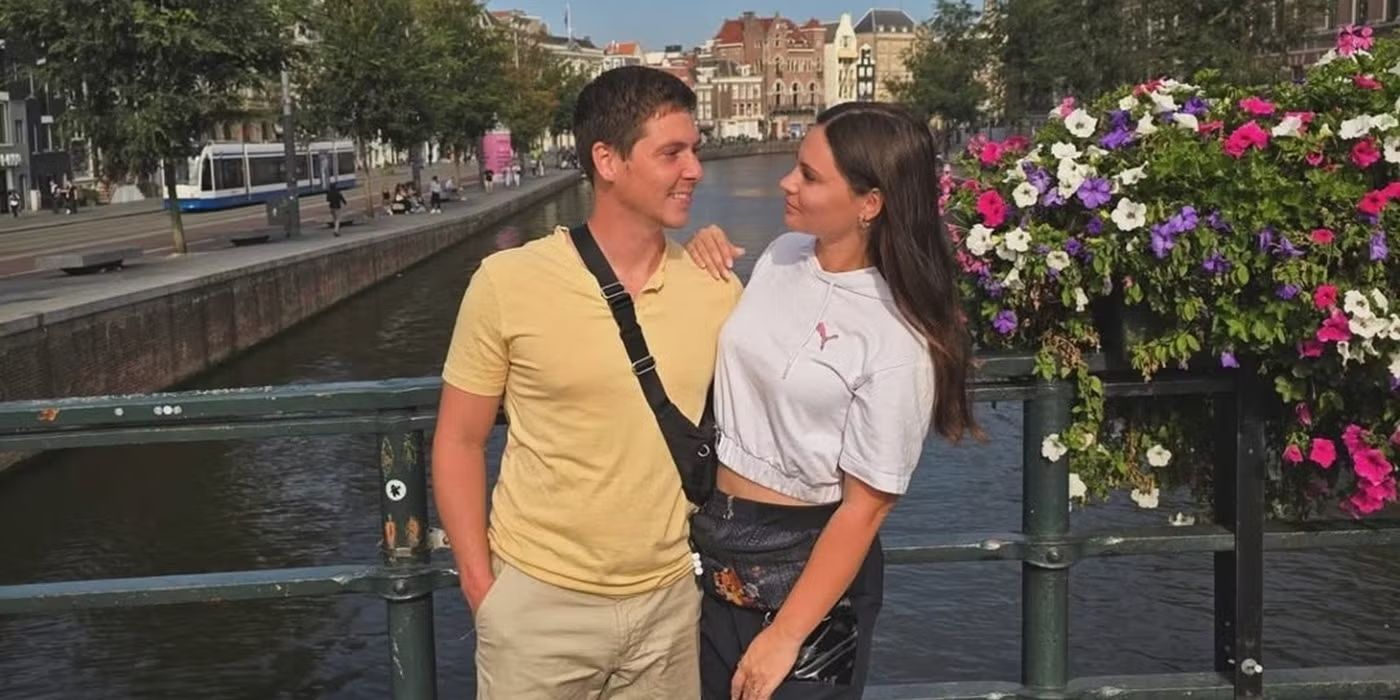Brandon Gibbs and Julia Trubkina from 90 Day Fiance.