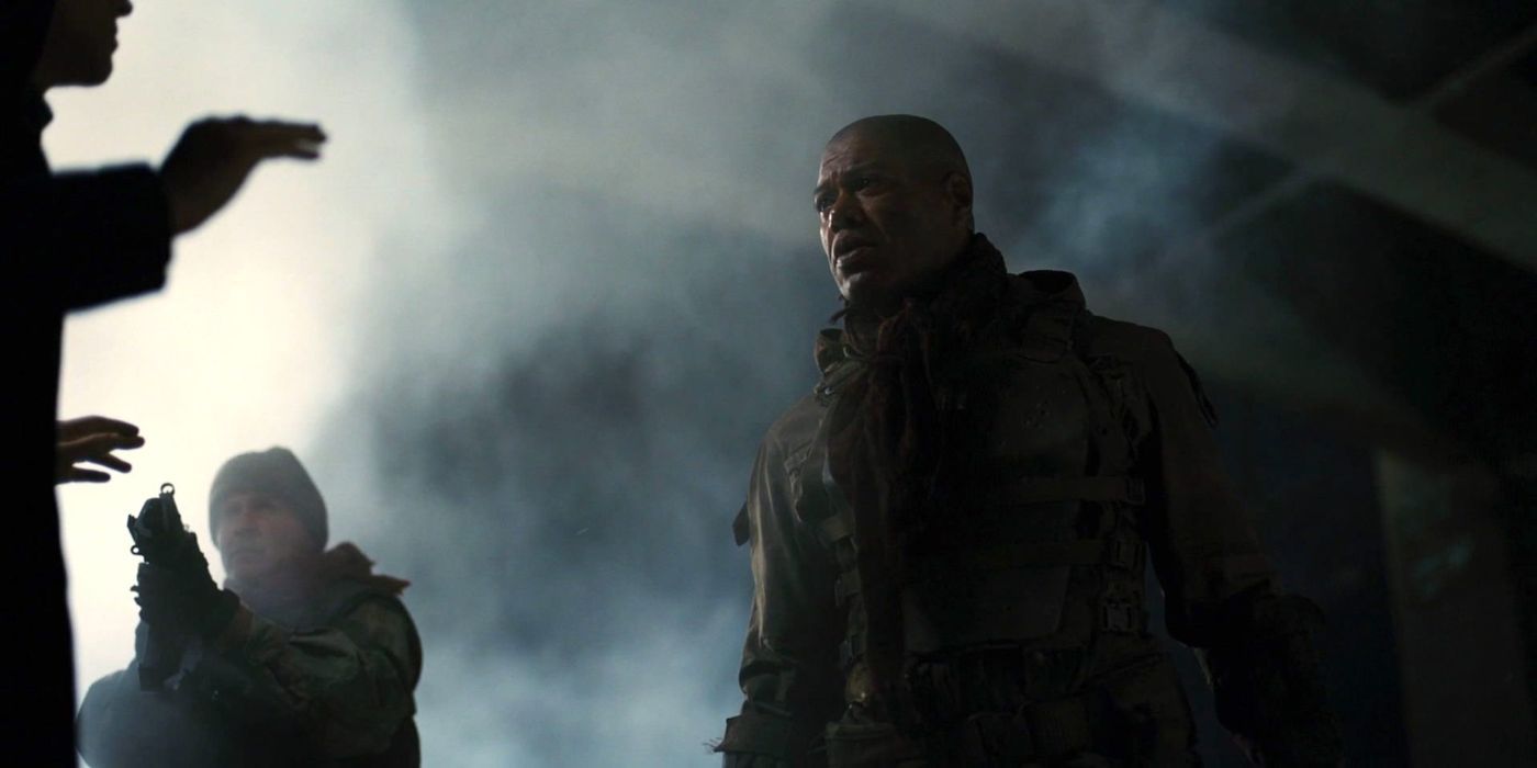Christopher Judge looks serious in The Dark Knight Rises