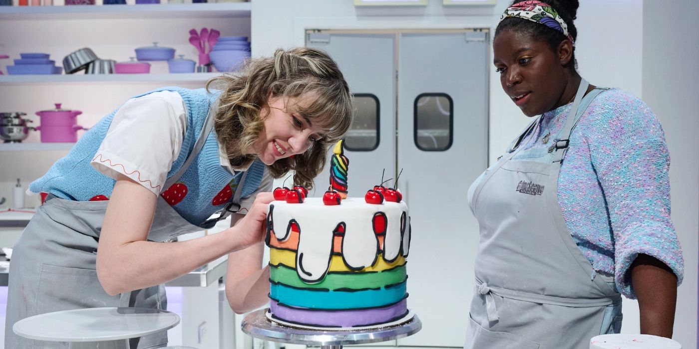 Jessica and Lenore make their near-perfect cartoon cake on &lsquo;Crime Scene Kitchen.'