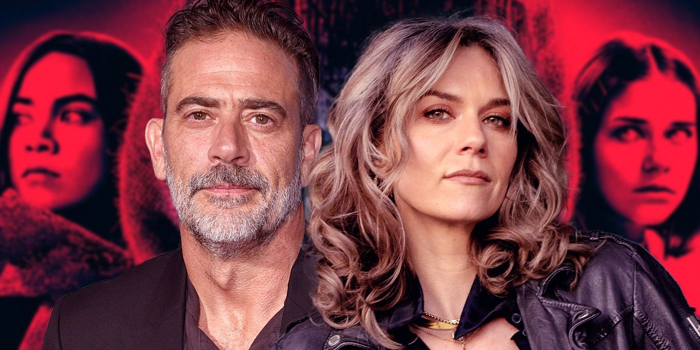 Image from Zanda Rice of Jeffrey Dean Morgan and Hilarie Burton Morgan looking serious for Bloody Axe Wound