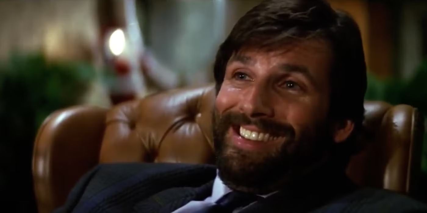 Harry Ellis smiling widely in Die Hard