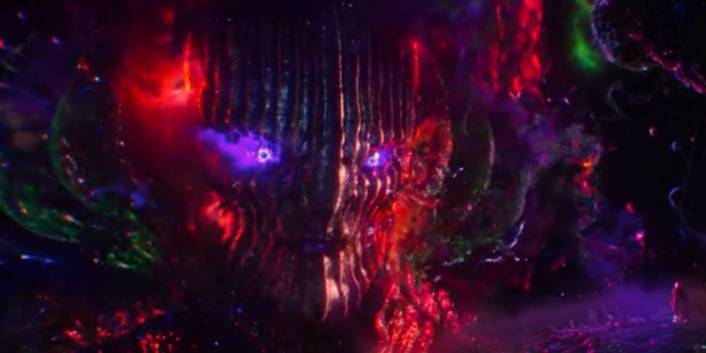 Dormammu, voiced by Benedict Cumberbatch, looks menacing in 'Doctor Strange'.