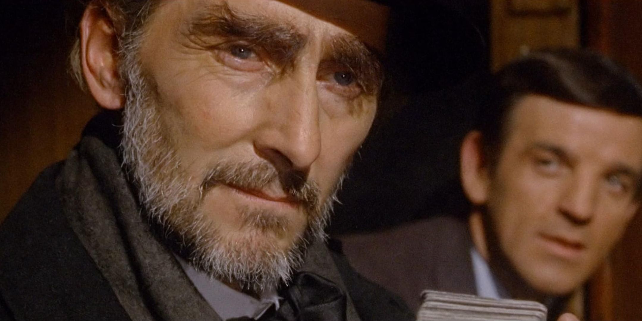 Peter Cushing as Dr. Schreck in Dr. Terror&rsquo;s House of Horrors (1965).