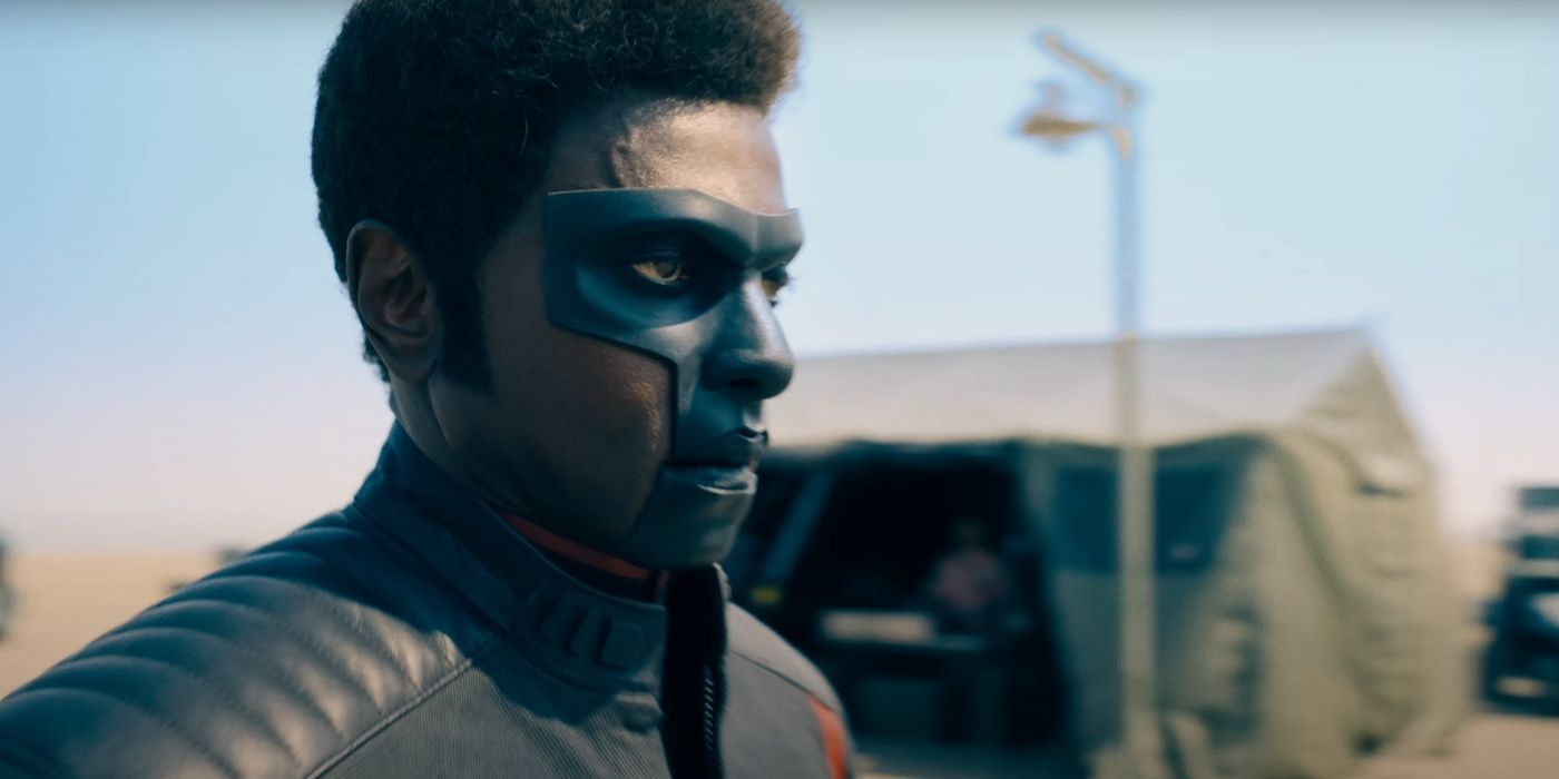Edi Gathegi as Mr. Terrific in Superman.