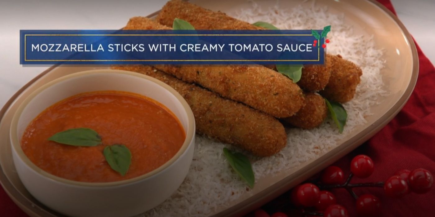'Selena + Chef' Mozarella sticks.