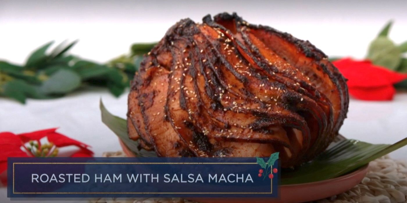 Roasted Ham from 'Selena + Chef'.