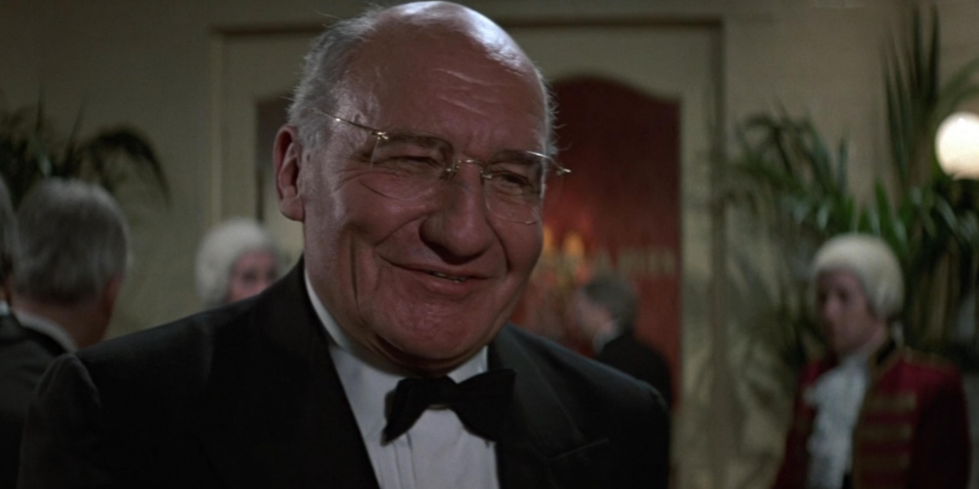 General Gogol (Walter Gotell) smiling in &lsquo;The Living Daylights