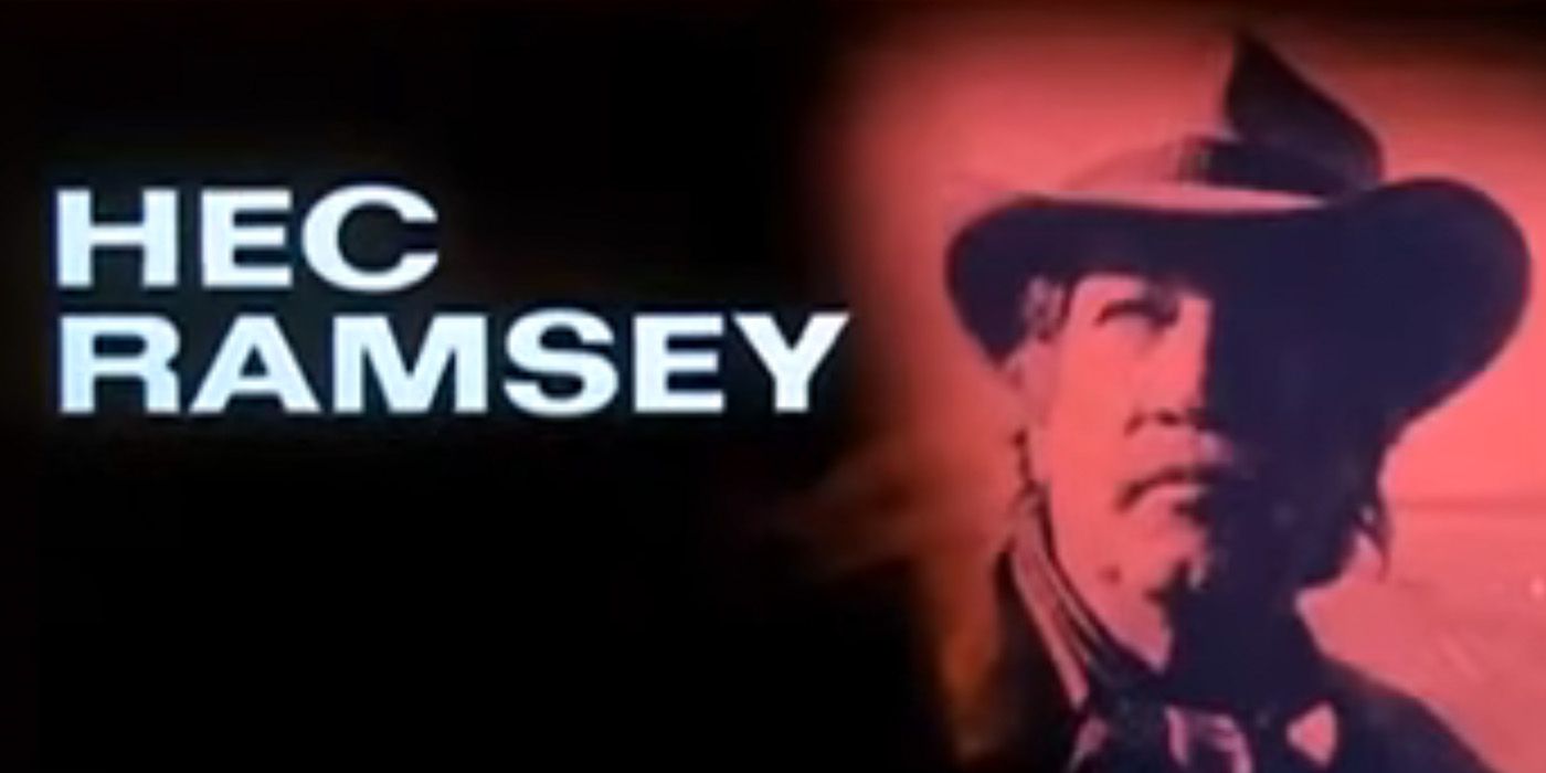 The NBC Movie Mystery card for 'Hec Ramsey,' starring Richard Boone.