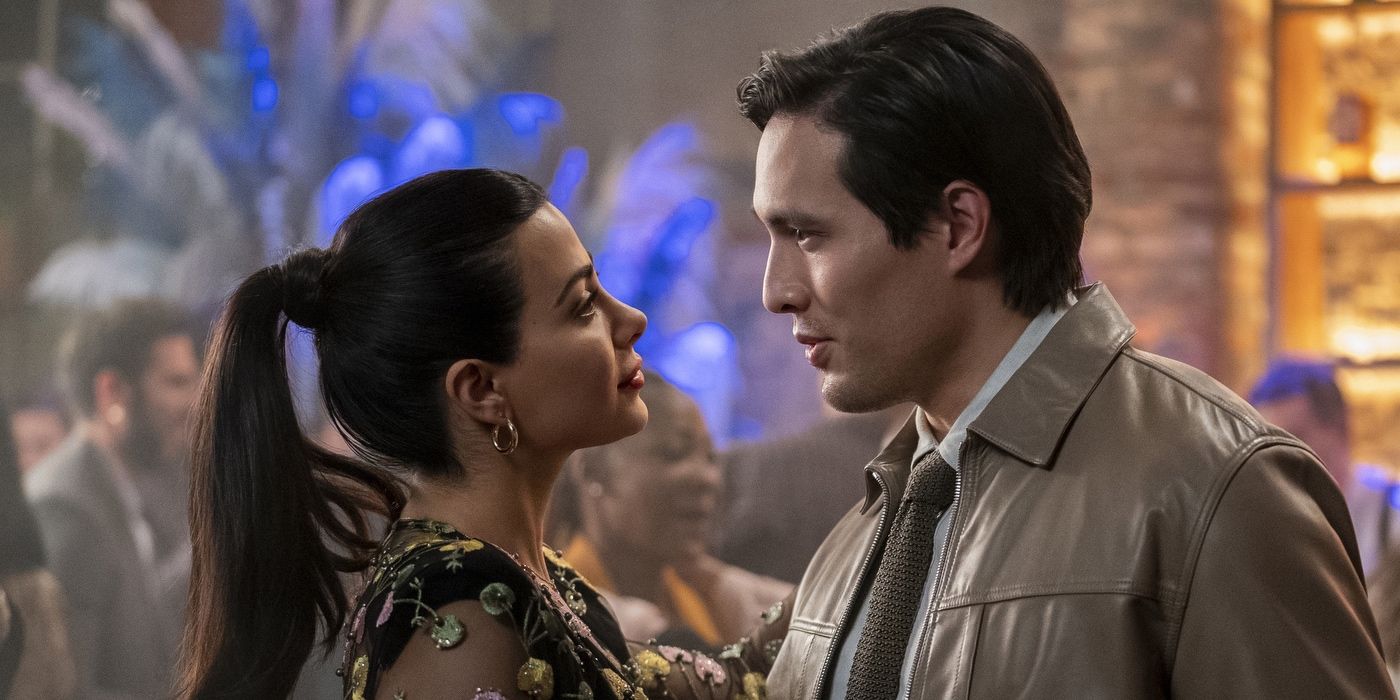 Emeraude Toubia as Lily and Desmond Chiam as Nick in &lsquo;With Love&rsquo;
