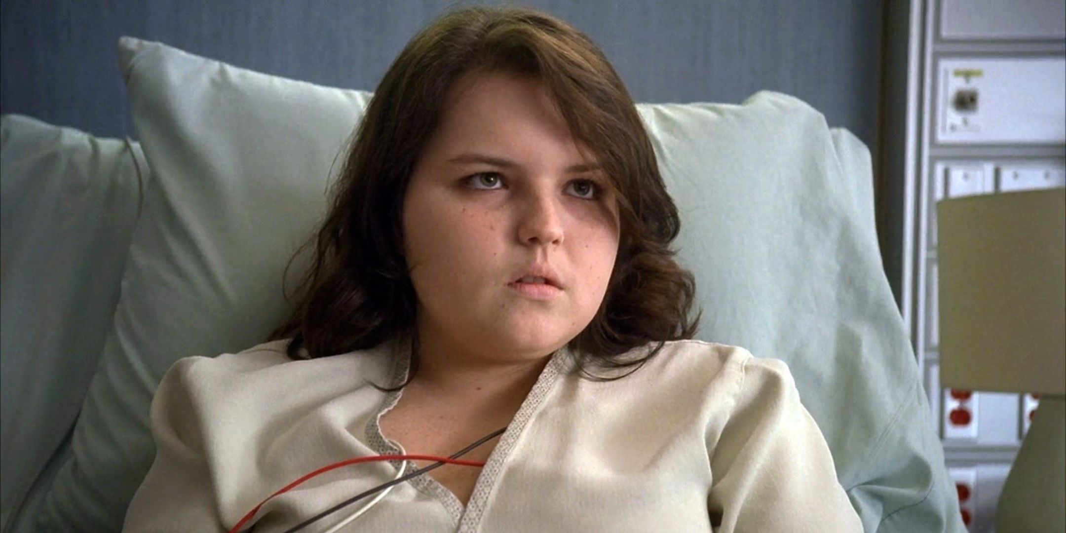 B.K. Cannon as Natalie in a hospital bed in House "Joy to the World" Season 5 Episode 11