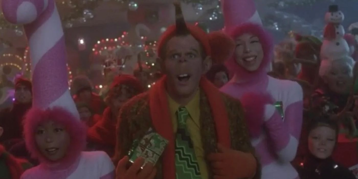 A group of Whos in Whoville in 'How the Grinch Stole Christmas'