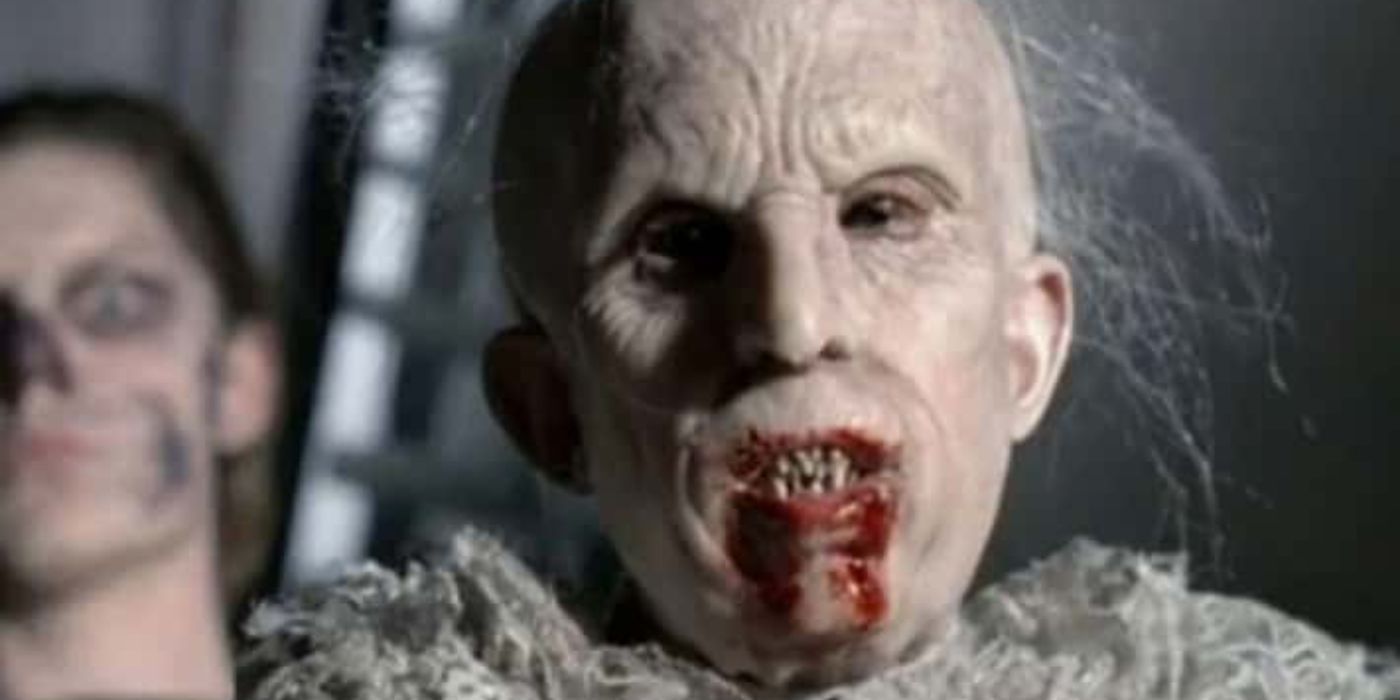 The Infantata with blood on its face in AHS Murder House.