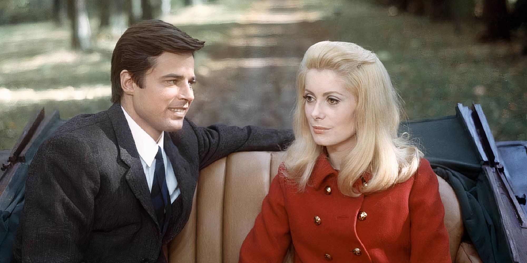 Jean Sorel looks at Catherine Deneuve in Belle de Jour