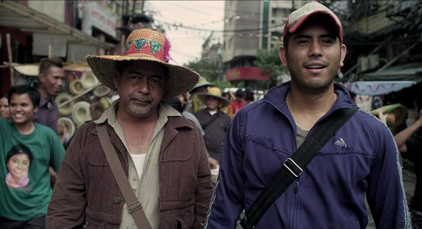 Joel Torre (Tatang) and Gerald Anderson (Daniel) in On the Job