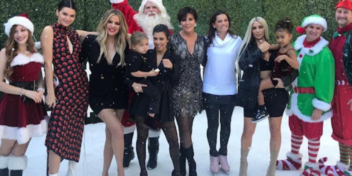 The Kardashians celebrate Christmas with Nancy Kerrigan on 'Keeping Up with the Kardashians.'