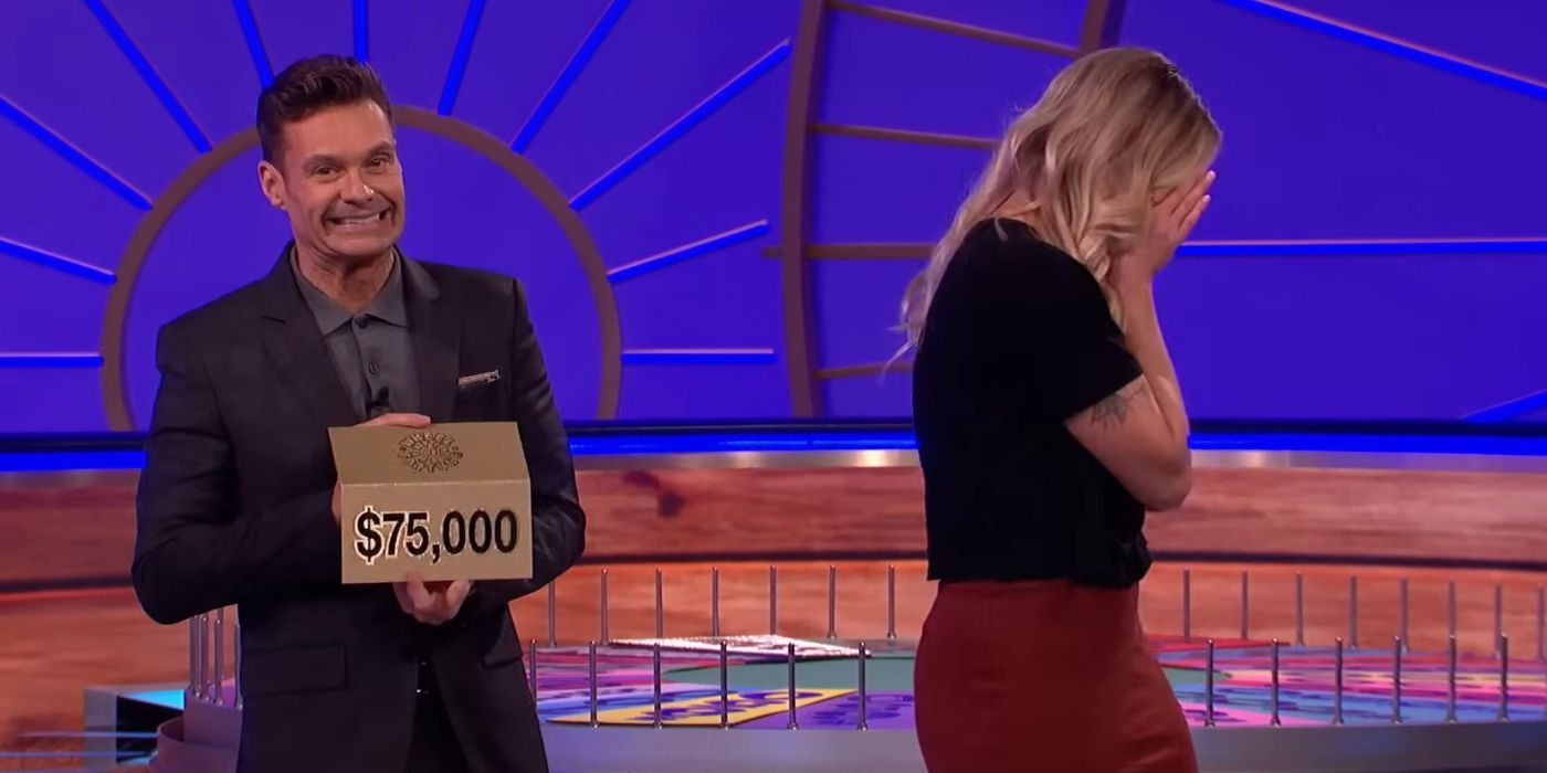 Kelsey and Ryan Seacrest on Wheel of Fortune