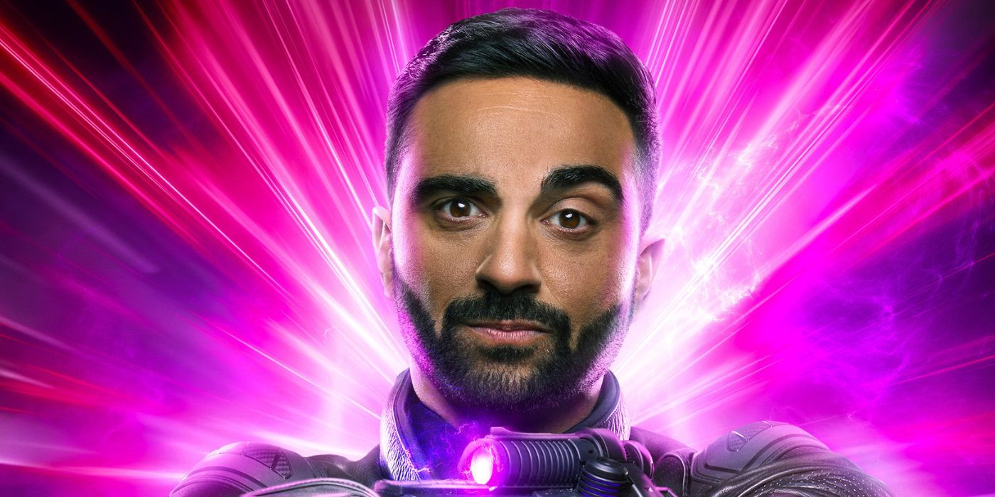 Lee Majdoub as Agent Stone on a character poster for Sonic the Hedgehog 3.